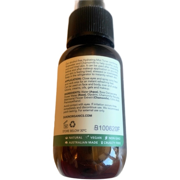 Sukin Original Hydrating Mist Toner 50ml Chamomile & Rose NEW - Picture 5 of 7